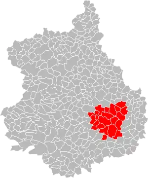 Lage der CC de la Beauce Vovéenne im Département Eure-et-Loir