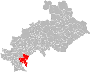 Lage der CC du Laragnais im Département Hautes-Alpes