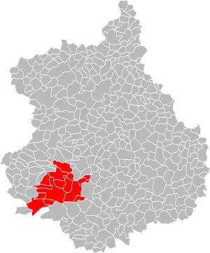 Lage der CC du Perche Gouët im Département Eure-et-Loir