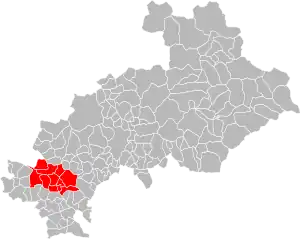 Lage der CC du Serrois im Département Hautes-Alpes