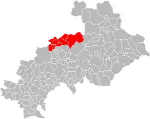 Lage der CC du Valgaudemar im Département Hautes-Alpes