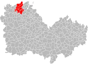 Lage der CC du Haut Trégor im Département Côtes-d’Armor