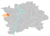 Lage von Prag 17