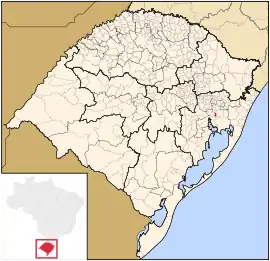 Lage von Cachoeirinha in Rio Grande do Sul