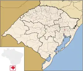 Lage von Estância Velha in Rio Grande do Sul