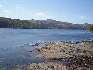Blick nach Süden über den Loch Sunart zur Morvern-Halbinsel
