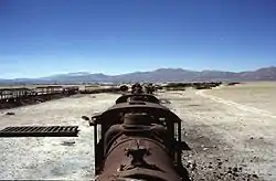 Lokomotiv-Friedhof nahe Uyuni