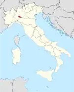 Lage innerhalb Italiens