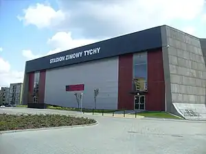 Das Stadion Zimowy im August 2009