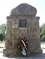 Die erste Löns-Gedenkstätte, der Lönsstein von 1921 auf dem Wietzer Berg bei Müden