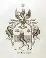 Wappen derer von Löwenstern im Wappenbuch sämmtlicher zur Ehstländischen [sic !] Adelsmatrikel gehöriger Familien