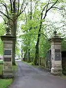 Eingang, vom Hofgarten aus