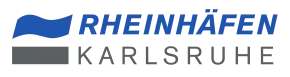 Logo des Rheinhäfen Karlsruhe