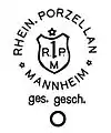 Bodenmarke Rheinische Porzellanfabrik GmbH, Mannheim