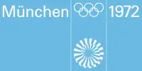 Logo der Olympischen Sommerspiele 1972 mit den olympischen Ringen