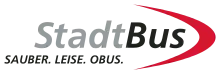 Sauber. Leise. Obus. – Bis 2012 verwendetes Logo des Salzburger Obus-Systems