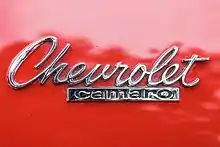 Logo am Chevrolet Camaro 1967