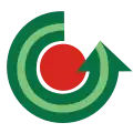 Das Grundlogo an Stelle eines Wappens symbolisiert heute die Gemeinde. Verwendet wird es beispielsweise bei Straßenschildern. An der Pfeilspitze steht jeweils der Name der Einrichtung der Gemeinde.