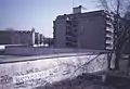 Blick von der Lohmühlenbrücke zur Harzer Straße, 1987