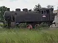 Die Denkmallokomotive in Lysá nad Labem steht heute in Lupěné