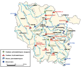 Gewässer in Lothringen