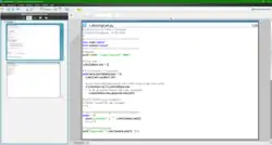 Screenshot der Ti-Nspire Nspire CX-CAS Student Software, in dem ein Python Script erstellt wurde.