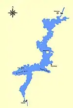 Karte Lough Derg
