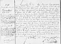 Geburtsurkunde Marie Louise Jeanne Leforestier später Brasil vom 10. Mai 1893 in Caen