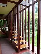 Teilweise hängende Konstruktion (Frank Lloyd Wrights Louis Penfield House)