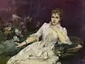 La dame avec les fleurs, 1883