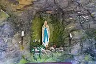 Die 1921 eröffnete Lourdesgrotte wurde als Dank errichtet, dass zu Beginn der 1920er Jahre Berschis von einer heftigen Viehseuche verschont wurde.