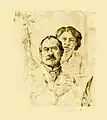 Selbstbildnis mit Gattin, 1904