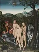 Öl auf Holz, 50,5 × 38 cm, 1527, Statens Museum for Kunst.