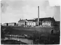 Die Glasfabrik von Moser (um 1893)