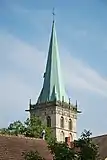 Turm der St.-Felizitas-Kirche