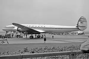 Eine Lockheed Super Constellation, wie die als Airbus eingesetzten