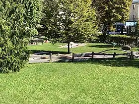Teilansicht auf den Minigolfplatz (Sept. 2023)