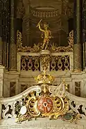 Vytis in der Kirche Saint-Jacques in Lunéville (Wappen von Stanislaus I. Leszczyński)