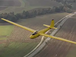 Luňák über der schwäbischen Alb