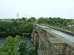 Blick über den Lune Aqueduct