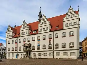 Rathaus in Wittenberg, Sachsen-Anhalt