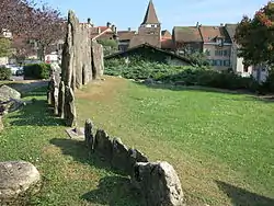Steinreihe von Lutry