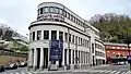 Das alte Verwaltungsgebäude der Funck-Brauerei, heute ein Hotel