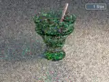 Animation des Renderingprozesses, bei dem das Bild zunehmend verfeinert wird. (Zum Betrachten auf das Bild klicken)