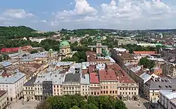 Lwiw – Ensemble im historischen Zentrum
