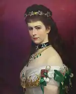 Porträt der Kaiserin Elisabeth