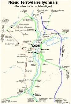 Umgebung von Lyon