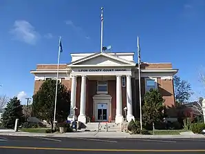 Das Lyon County Courthouse in Yerington, gelistet im NRHP