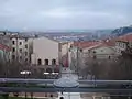Sicht auf Lyon von der oberen Gartenanlage