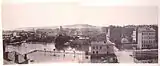 Panorama: Lyon während der Überschwemmungen 1856, Bildbreite 89 cm
